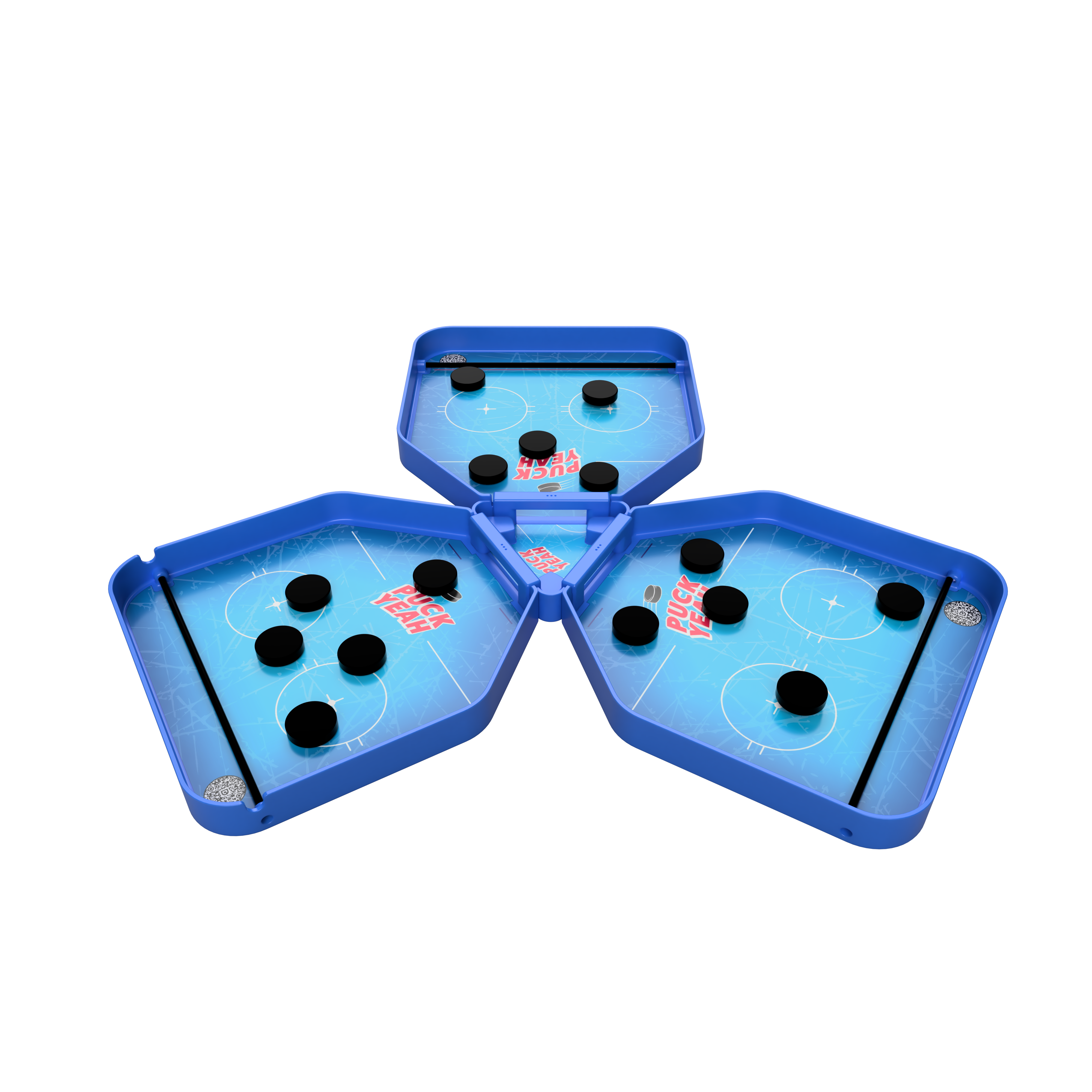 Puck Yeah gameplay — 3 players action