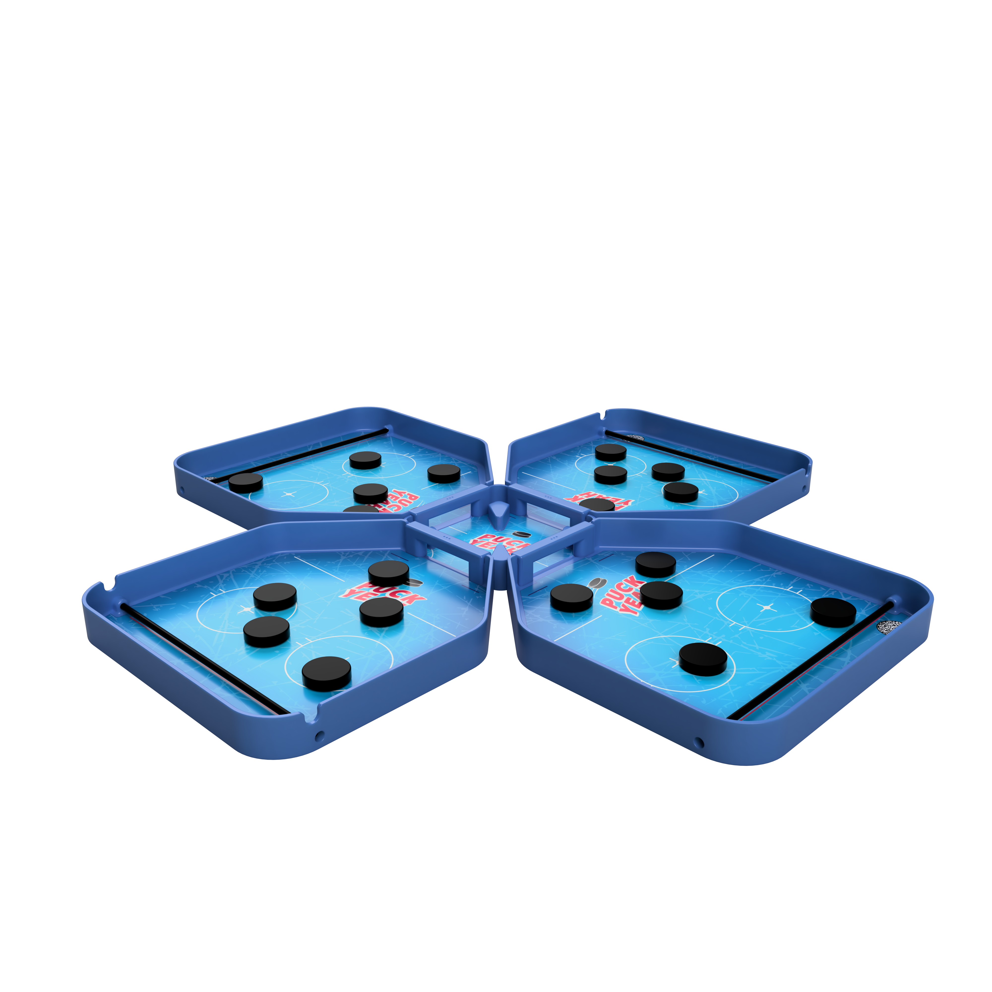 Puck Yeah gameplay — 4 players action